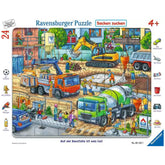 Ravensburger - Hay algo sucediendo en el sitio de construcción - 24 piezas - Puzzles